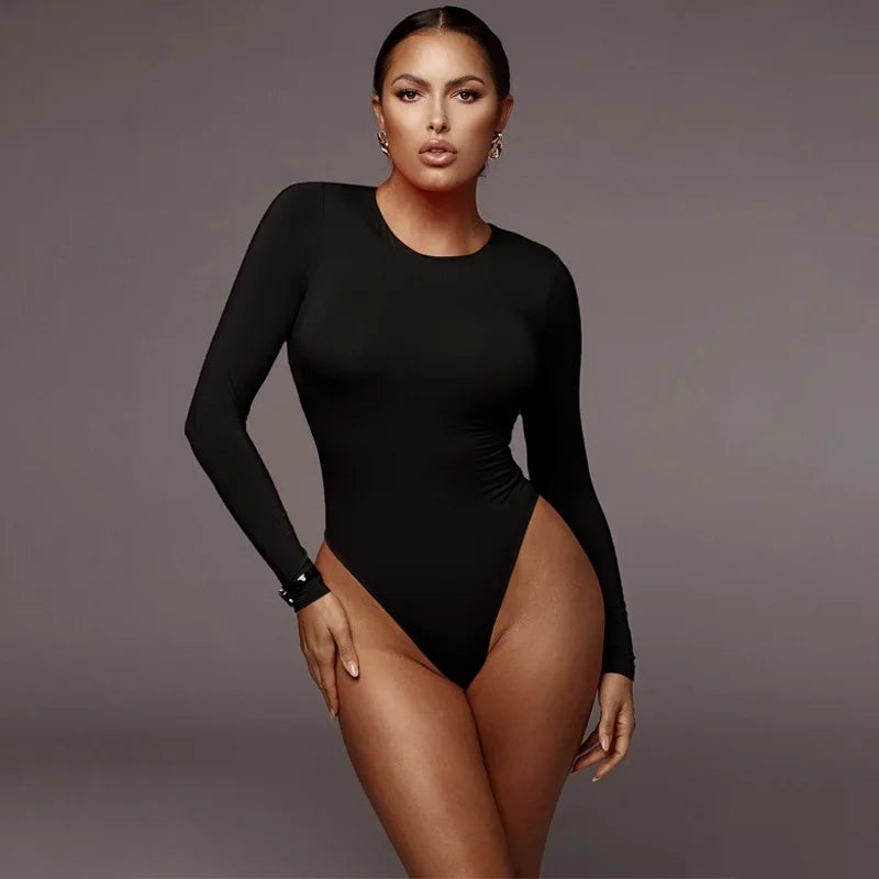Body Modelujące z Długim Rękawem Sculpt