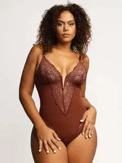 Body Półsznurowane V-Neck